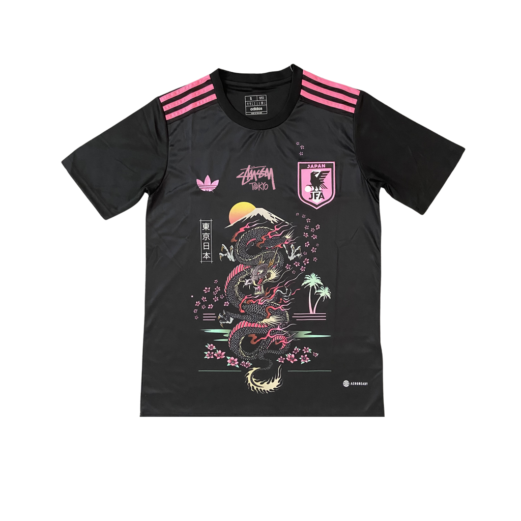 STÜSSY x “JAPAN” JERSEY - BLACK DRAGON