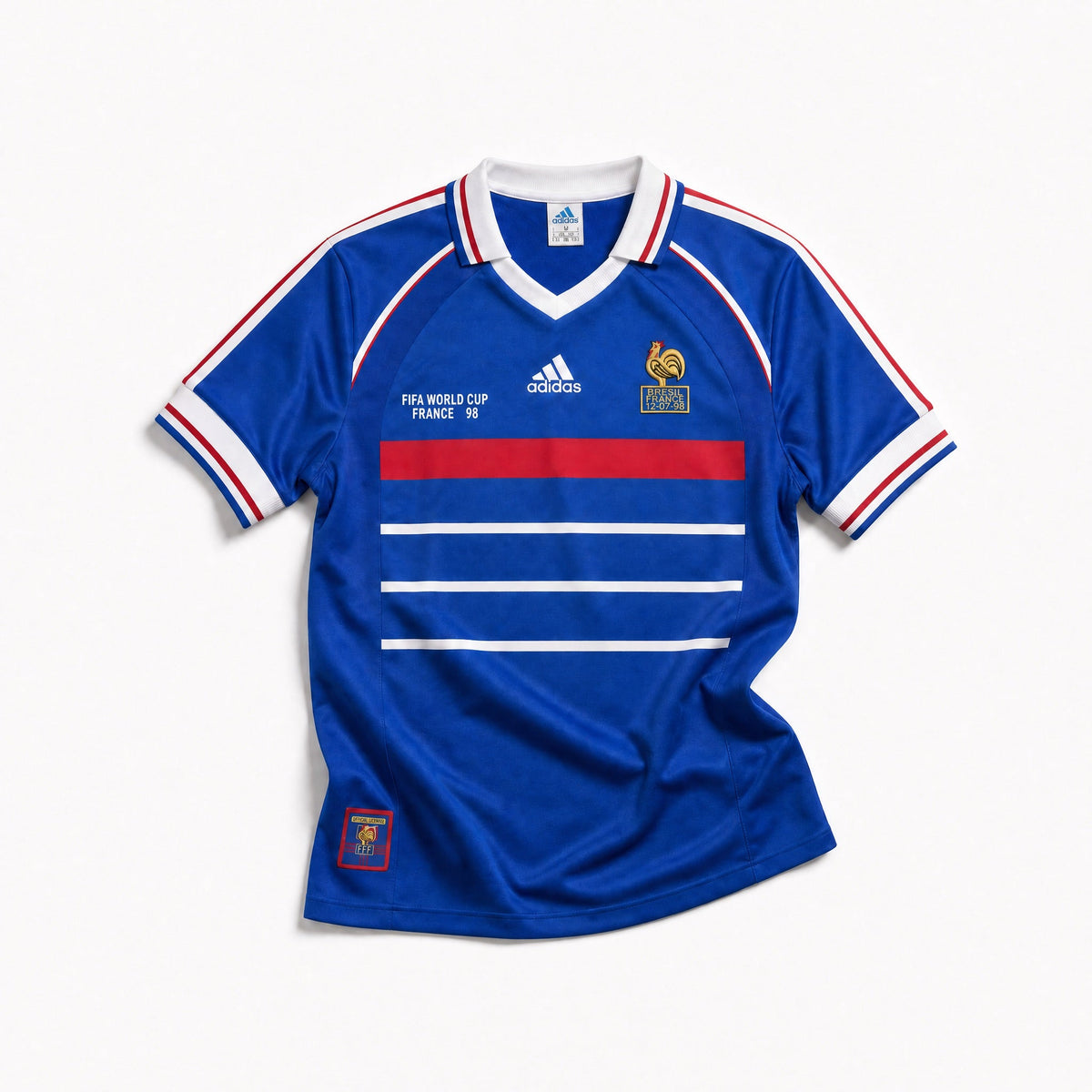 Zidane France Home Jersey 1998 World Cup Winners