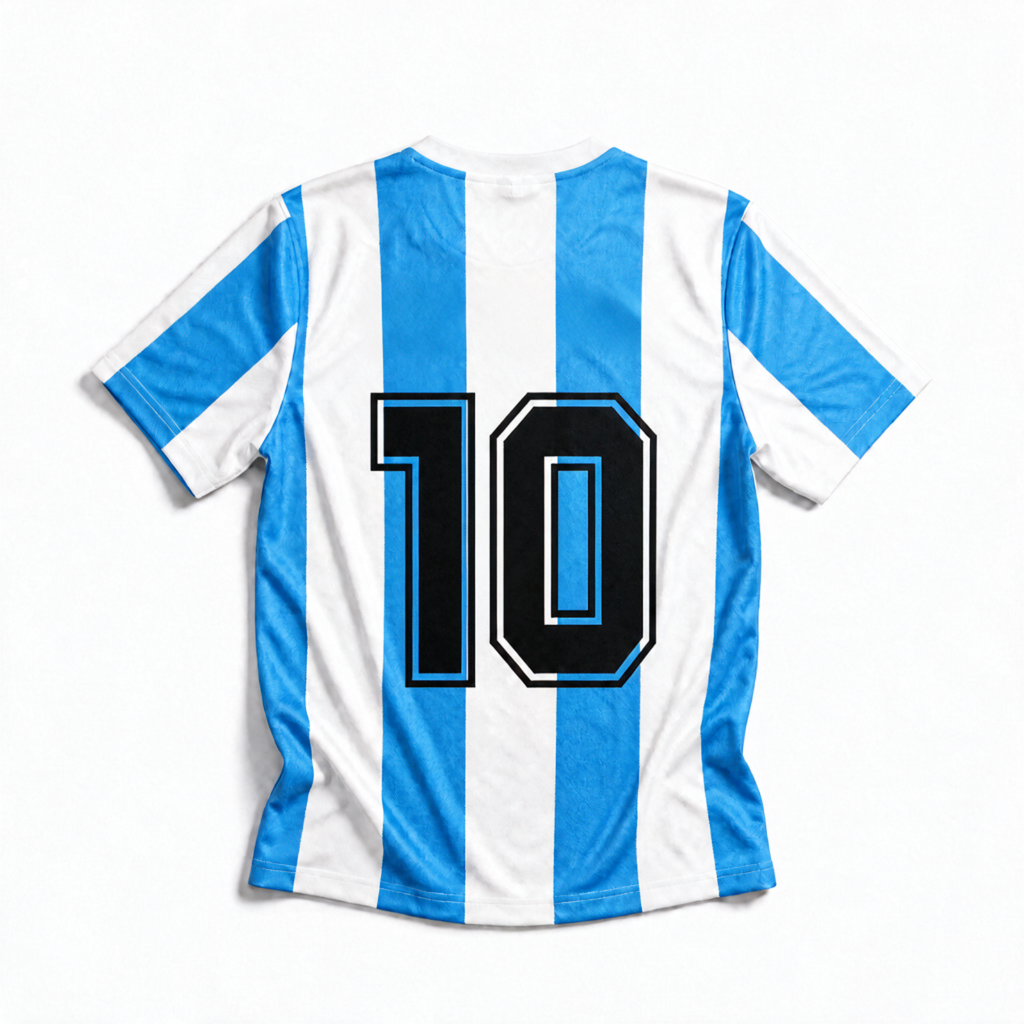 Maradona Argentina Home Jersey 1986 World Cup Victory