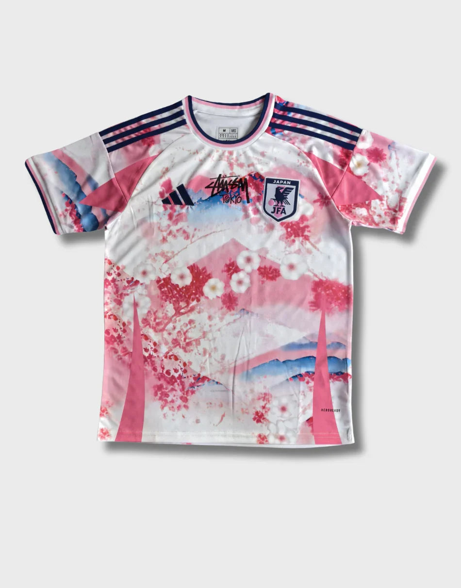 STÜSSY x “JAPAN” JERSEY - PINK SAKURA